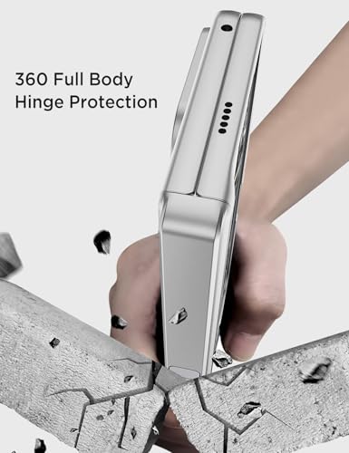 Coque Google Pixel 9 Pro Fold rigide argent avec film écran antichoc mince - 5
