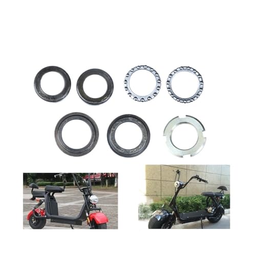 Roulement de direction moto et scooter Citycoco, kit de 7 pièces pour modification