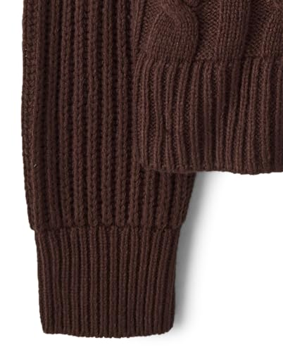 Image of The Children's Place Girls' Long Sleeve Crew Neck Pullover Sweater