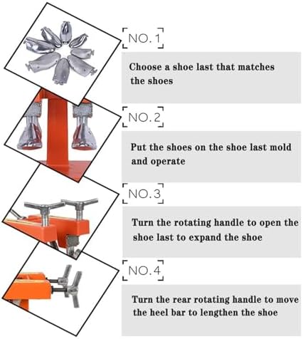 Electric Shoe Tree, 4-Head Temperature Controlled Shoe Repair Machine, Aluminum Alloy Stretching Device for Effective Shoe Care and Maintenance
