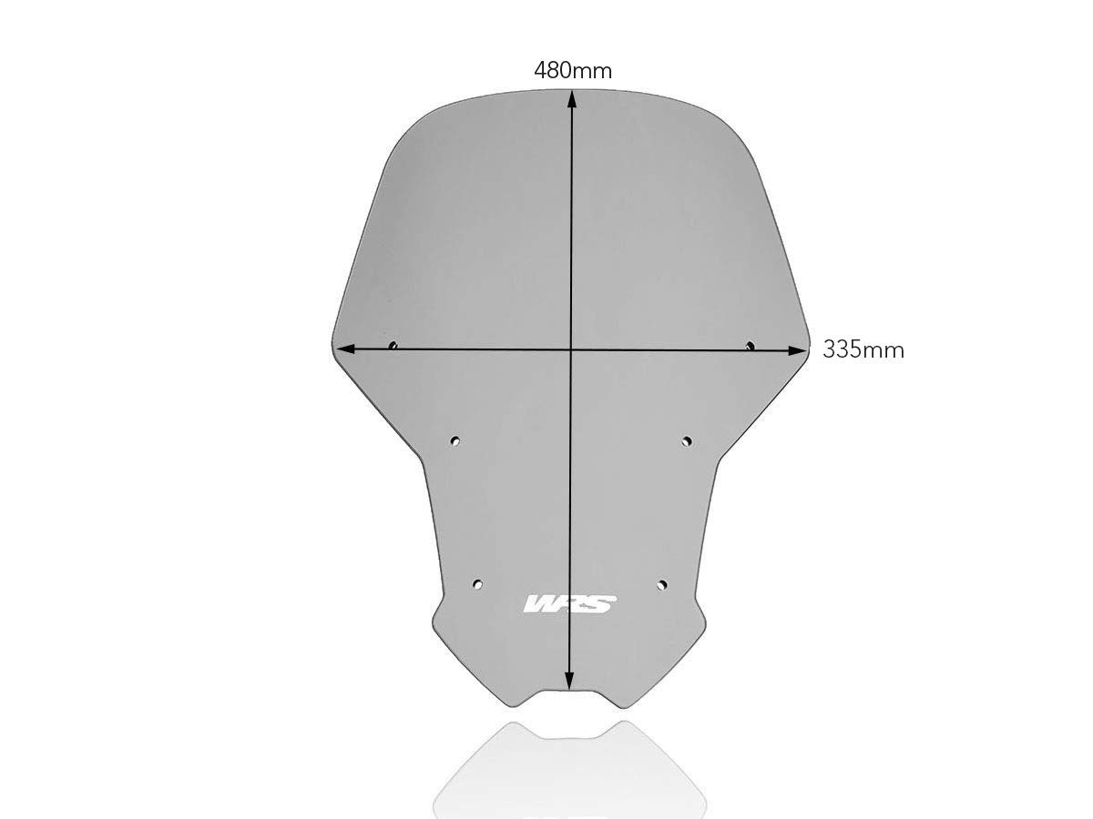 Pare-brise WRS Standard Fumé Honda CRF1000L Africa Twin 16-19 - Pièces