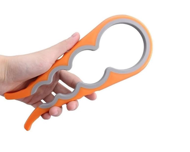 Smartizi Ergonomik Kavanoz ve Şişe Açacağı - Zayıf Eller ve Artrit İçin Kaydırmaz Çoklu Kapak Açıcı