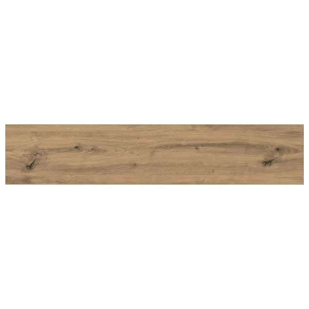 vidaXL Półka na książki 3 poziomy 4 szt. 100 x 20 x 1,5 cm Brązowy