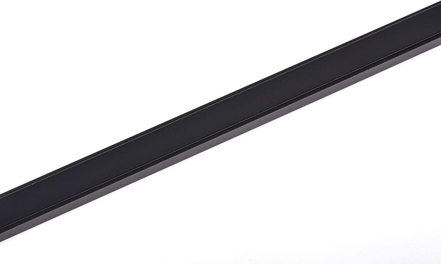 Aftertech® 2m 1506 PERFIL DE ALUMINIO PARA TIRA TIRA LED BARRA RIGIDA 2MT + CUBIERTA (CUBIERTA NEGRA 1506N PERFIL NEGRO)