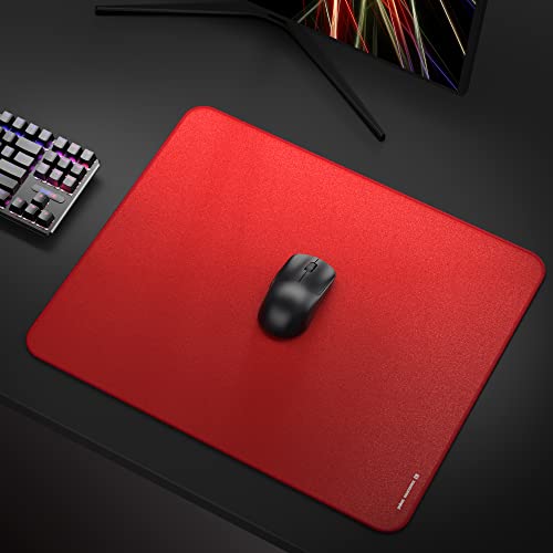 Image of Pulsar - Paracontrol XL (Expanded Size) Esports Level Premium Gaming Mouse Pad v2 - Medium to High Speed Pad Stitched Edge Durable Hybrid Top Surface 16.5 x 19.3 (XL, Red)