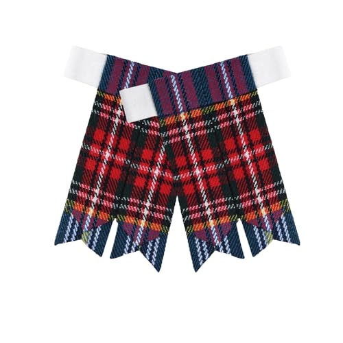 Image of Scottish Tartan Kilt Flashes with Elastic Adjusters