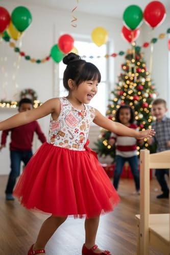 Image of Girls Sleeveless Tulle Toddler Tutu Dress for Girls