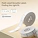 NIIMBOT D11 Label Maker Tape Adhesive White Label Paper 0.47