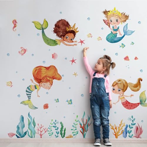 Vinilo decorativo marino multicultural para pared miniatura 6