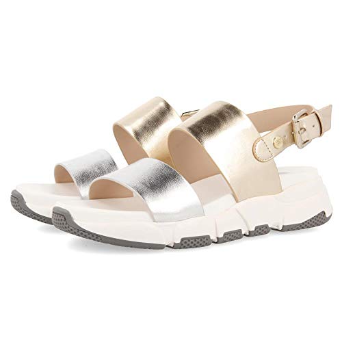 Gioseppo LENNIK, Zapatillas sin Cordones para Niñas, Plateado (Plata-Oro Plata-Oro), 35 EU