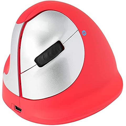 R-Go Tools HE ERGONOMIC MOUSE MEDIUM LEFT HANDED BLUETOOTH RED Cover