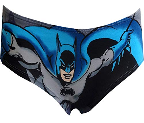 Briefly Stated Women's DC Comics Batman is Here Panty (Medium) Black