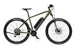 Prophete Graveler E-Mountainbike 27,5 Zoll – E-Bike mit Blaupunkt 250W Hinterradmotor, 374 Wh Akku, Acera 24-Gang Kettenschaltung, Scheibenbremsen, Federgabel, bis 100 km Reichweite