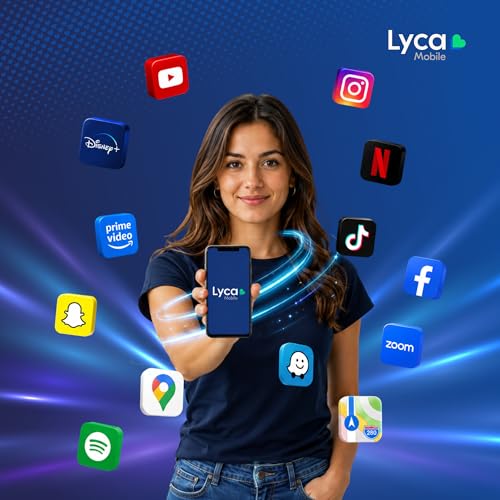 Image of Lyca Mobile USA Prepaid 5G /4G SIM Card | $59 Plan | Unlimited Talk, Text & Data | 40GB High Speed Data (25GB Hotspot) | 30 Days