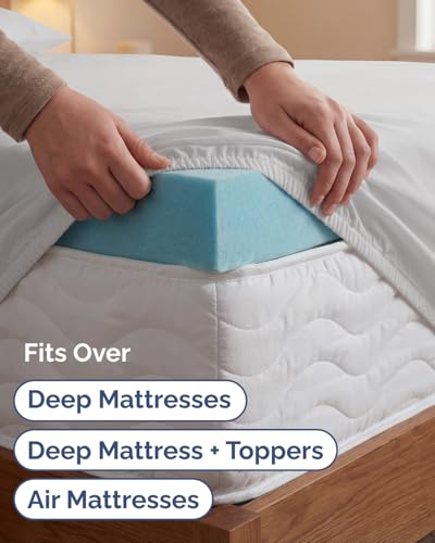Image of Extra Deep Twin XL Sheet Set - 4 Piece Breathable & Cooling - French Grey | Hotel Luxury Bed Sheets Set, Easy & Secure Fit, Ultra-Soft, Wrinkle & Fade Free, Comfy Sheets Set with Extra Deep Pockets