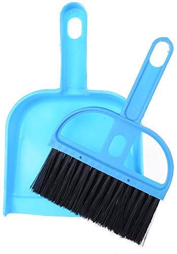 DIKANSHA® Mini Cleaning Brush and Dustpan Set Sweep Broom for Computer, Keyboard, Desktop, Car, Table (19.5 x 13 x 8 cm, Random Colour) (B08X73HVR3) Amazon Price History, Amazon Price Tracker