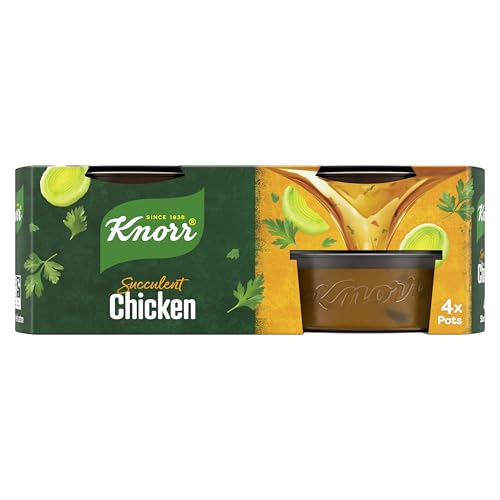 Knorr Chicken Stock Pots gluten-free to add a rich chicken flavour to your dishes 4x 28 g