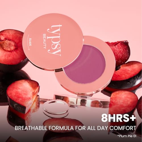 Image of Typsy Beauty Ph-antastic Color Adjusting Blush|PlumPie 01|Flawless Finish|Featherlight|Long Lasting|4g