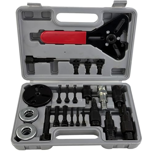 Air Conditioner Clutch Holding Tool Set A/C Compressor Clutch Removal & Installation Kit