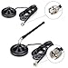 CB Radio Antenna with Magnetic Base, BNC Male Connector, 27MHz Mobile Antenna Compatible with AnyTone, Cobra CB Radio and Other Popular Models, 9-inch Height, Heavy Duty Magnet, for Cars and Trucks