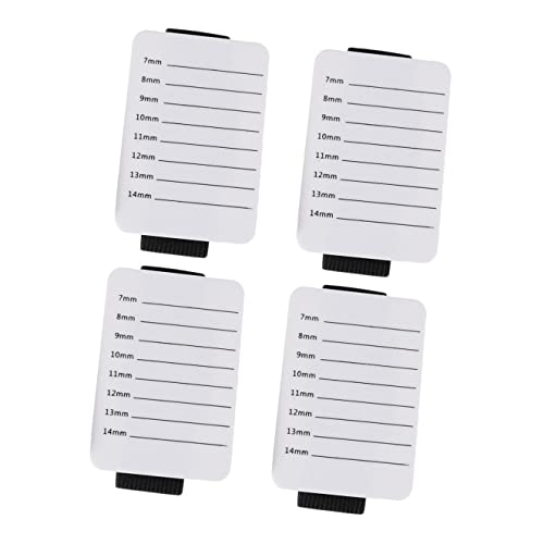 minkissy Lash Extension Lash Holder Plate 4pcs Makeup Pallet for Salon or Home Use