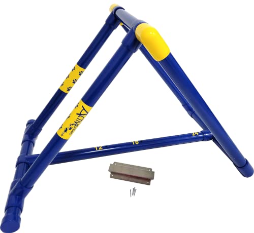 ActiveDogs.com Adjustable Agility Seesaw Teeter Base PVC Base Ready for Teeter Board