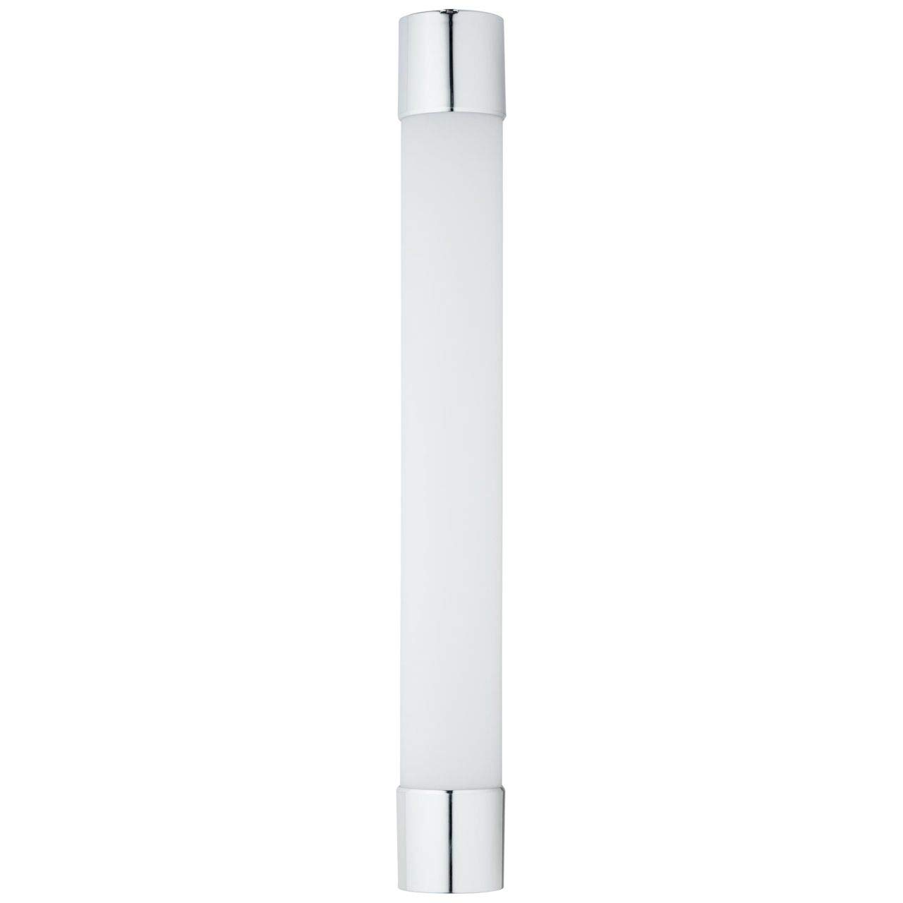BRILLIANT Lampe Horace LED Wandleuchte Steckdose weiß/chrom | 1x 10W LED integriert, (1300lm, 4000K) | IP-Schutzart: 54 - spritzwassergeschützt