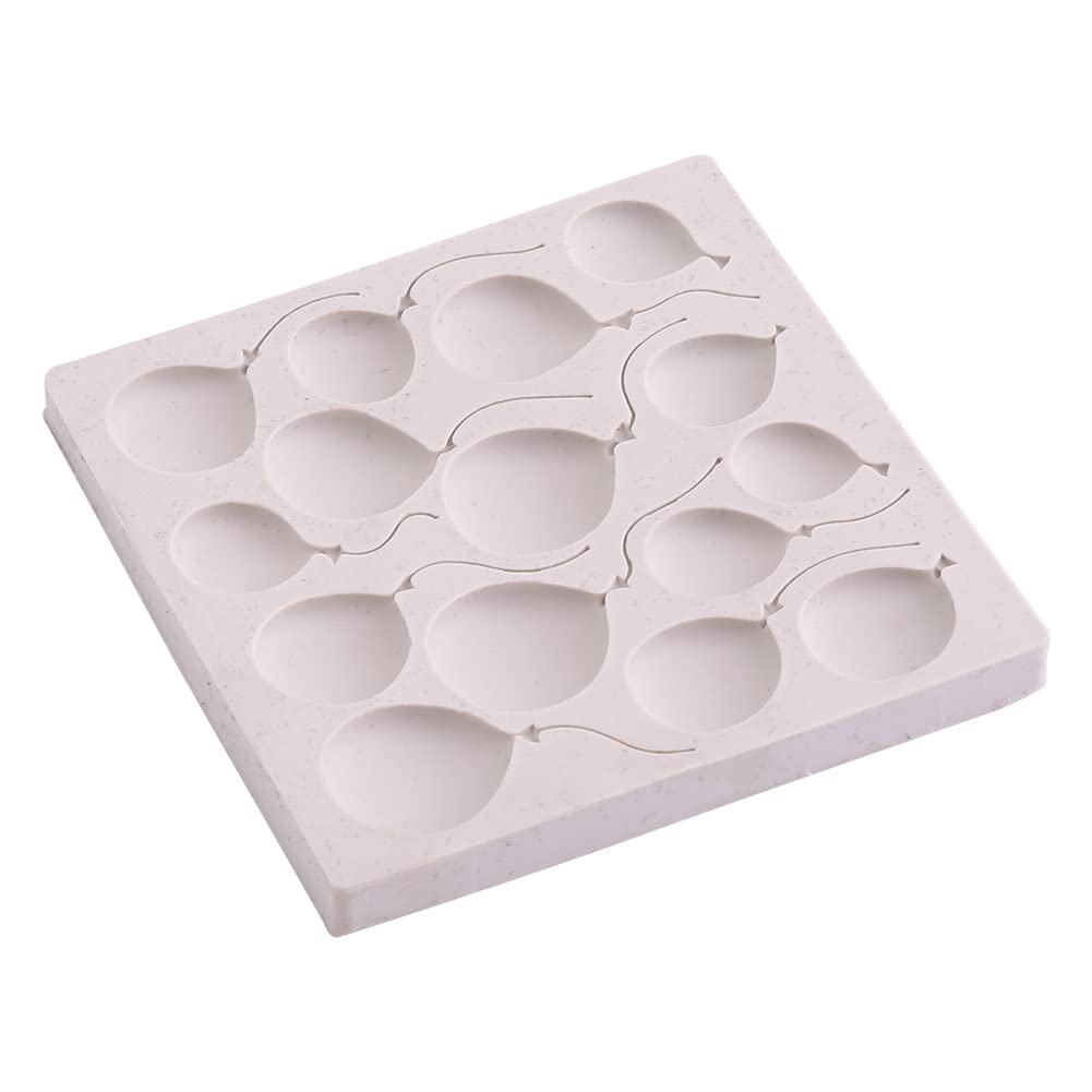 Stampo in Silicone Fondente Stampi per Caramelle Palloncini per Torte 3D Mini Decorativo Stampi Fai da Te per Cioccolato Gelatina Biscotti Torte, Grigio Chiaro