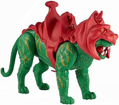 Masters of the Universe Origins Battle Cat 6.75-in Action Figure, He-Man's Loyal Tiger-like Eternian Creature for MOTU Storytelling Play and Display with Origins 5.5-in Figures, Gift for Kids Age 6+