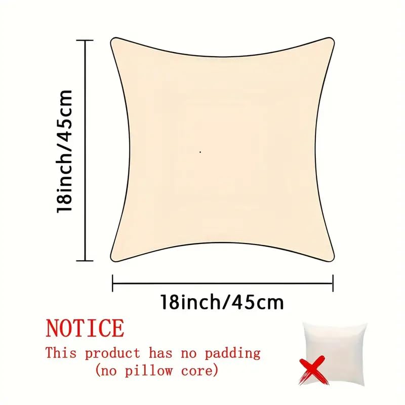 NAHUIGOOD Kreuzstich Kissen Set - Vorgedruckt Mit Katzenmotiv 45x45cm, Perfekt Für Anfänger