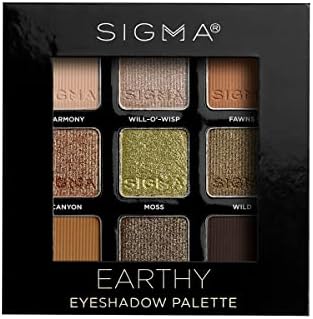 Sigma Beauty Earthy Eyeshadow Palette for Women - 0.032 oz Eye Shadow