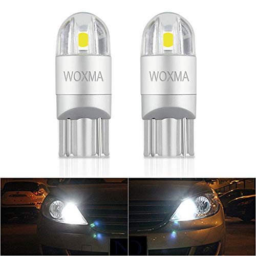 2pcs White Extremely Bright T10 LED Bulb 194 168 3030 Chipset SMD W5W LED Wedge Light 1.5W 12V License Plate Light Turn Light Signal Light Trunk Lamp Clearance Lights Reading lamp