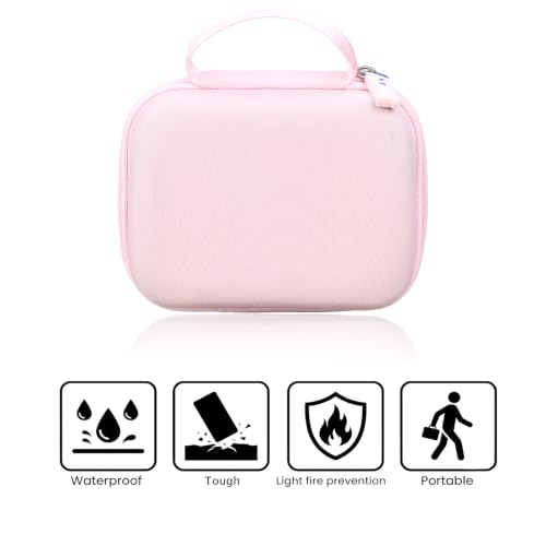 Image of Case for Nelko Photo Printer PP01 Color Mini Portable Printer - Hard Travel Protective Carrying Storage Bag, Box Only (Pink)