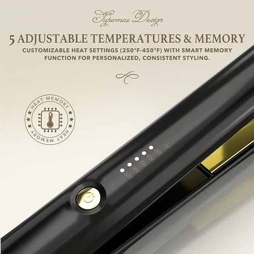 Giacomucci GM283 Titanelli 2 In 1 Titanium Hair Straightener And Curler | 100% Pure Ti-Thermal Technology Flat Iron thumb #4