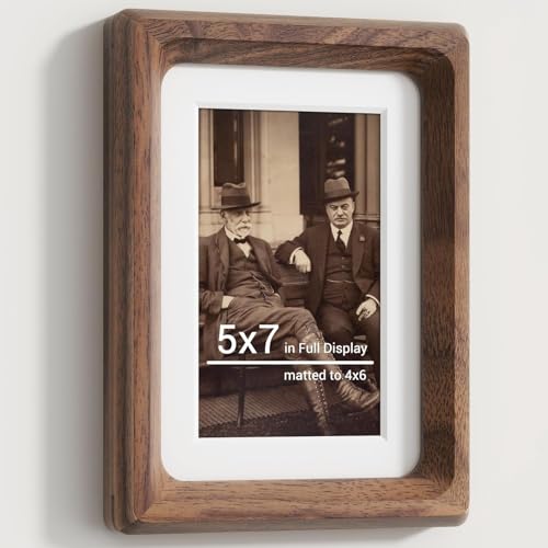 Solid Wood Photo Frame with Tempered Glass