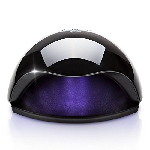 Perfect Summer 48W Led UV Lamp Nail Gel Dryer - Black Lamp for Gel Nail Lacquers Polish