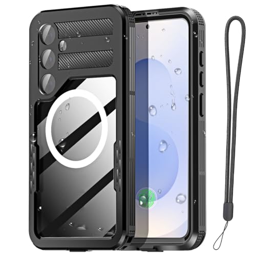 AICase �h���P�[�X Samsung Galaxy S26�p MagSafe�Ή� �N���A�h�� �h��/�h�o/�ϏՌ� IP68 360°�S�g�ی� ���S���^�����J�o�[ Galaxy S26_1