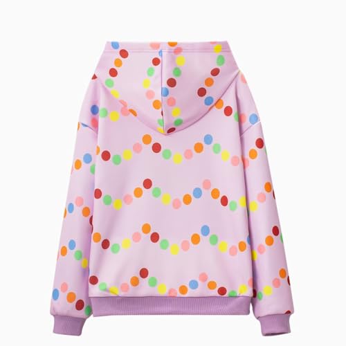 Image of WELAKEN Girls and Toddlers' Pullover Printed Hoodie Sweatshirt with Kangaroo Pocket