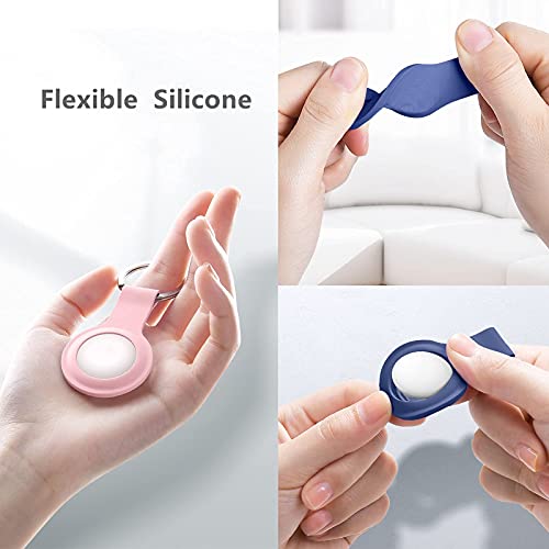 【Alleen Singgreat-NL】Singgreat AirTag Siliconen Hoesje 6 Pack, AirTag Houders Compatibel met Apple AirTag Sleutelhanger… - Image 6