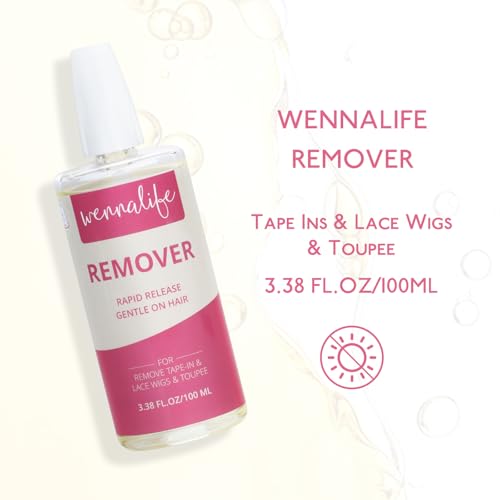 Image of WENNALIFE Tape in Hair Extension Remover, Citrus Scent, 100 mL