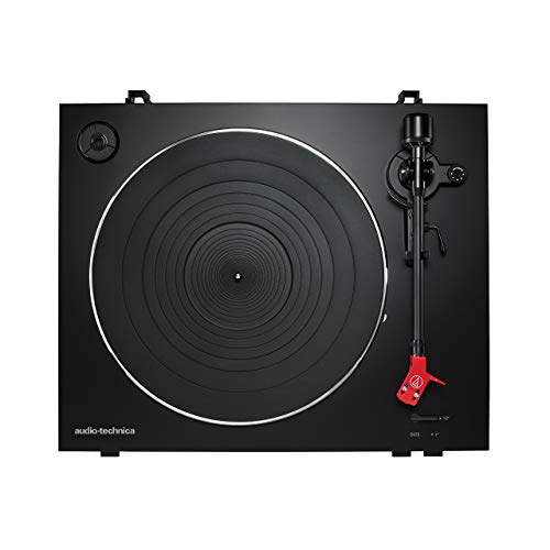 Audio-Technica AT-LP3BK Plateau tournant stéréo à courroie entièrement automatique Noir noir - Les Beatles, Paul McCartney, John Lennon, RIngo Starr, George Harrison Audio-Technica AT-LP3BK Plateau tournant stéréo à courroie entièrement automatique Noir noir – Image 3