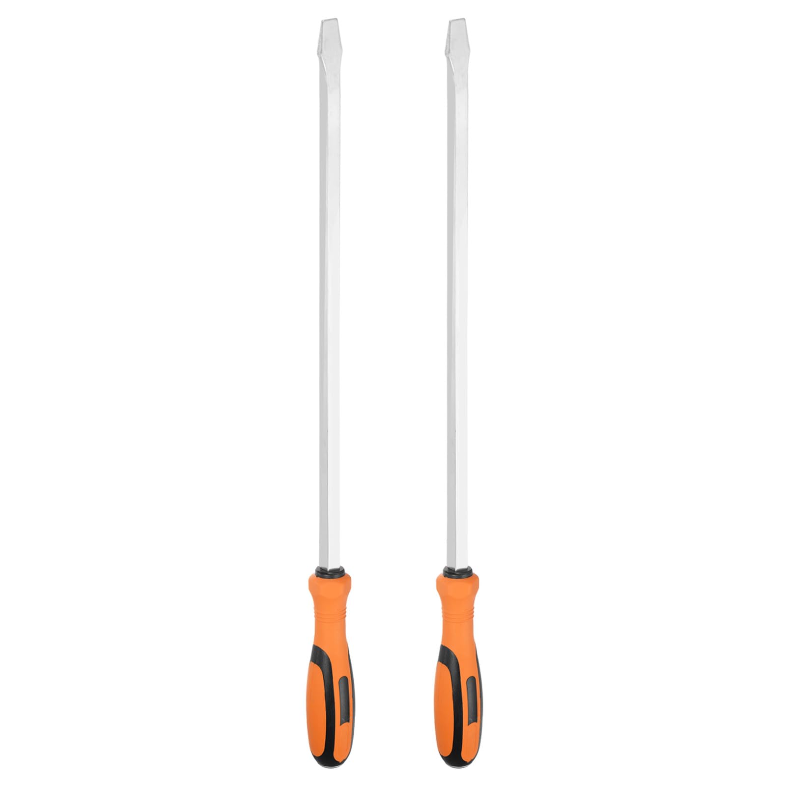 QUARKZMAN 2 Unidades Destornillador De Ranura SL13 26" Extra Largo 19" Vástago Cuadrado CR-V Destornilladores De Cabeza Plana Con Capucha De Golpe Para Industria Y Reparación De Automóviles