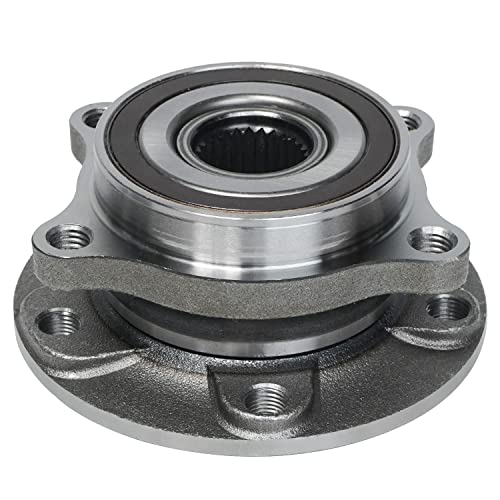 Image of Detroit Axle - 2WD Front Left Driver Side CV Axle Shaft + Wheel