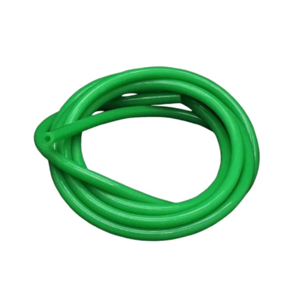 Gohapy Green Rubber Strip Silicone Tube For Drink Pipe Water Connector, 1Meter Length Hose Abrasion Resistance 1 Piece(,10Mm*13Mm)