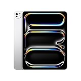 Apple iPad Pro 13-inch (M4): Ultra Retina XDR Display with Standard Glass, 2 TB, Landscape 12MP Front Camera/12MP Back Camera, Wi-Fi 6E, Face ID — Silver