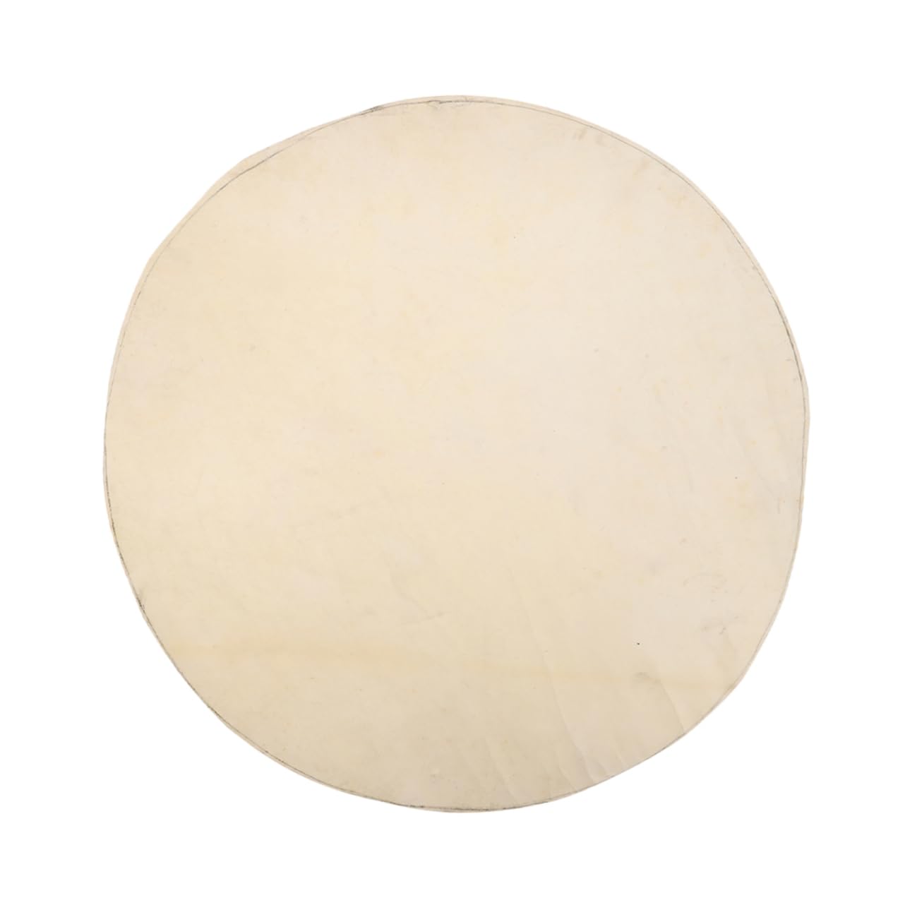 BESTonZON Drum Skin Parts 50cm African Hand Goat Skin Drum Head Replacement Effortless Installation
