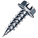 Malco HW8X1/2ZT HW8X1/2ZX #8x1/2 Zip-in Screws with Hex Washer Slotted Head 1,000-Pack, Multi, 1000