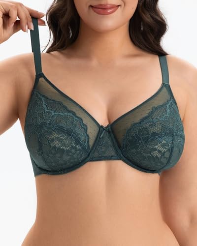 Vukoiswe Minimizer Bra for Women, Plus Size Full Coverage Underwire Bra - image 7