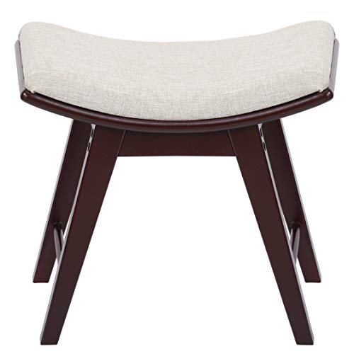 image for URFORESTIC Vanity Stool, Modern Makeup Dressing Stool with Concave Sea