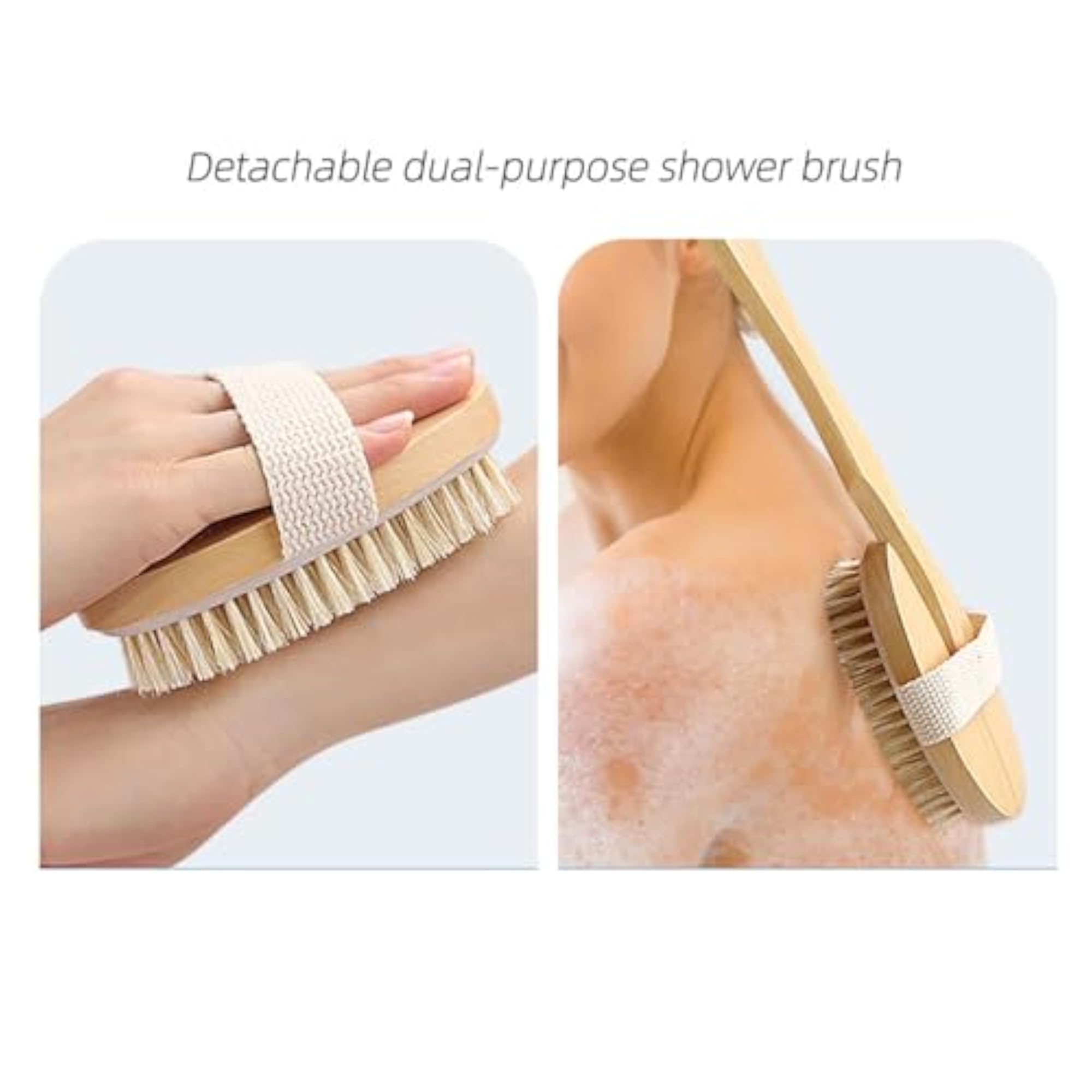 Bath Shower Brush with Long Handle, Body Brush